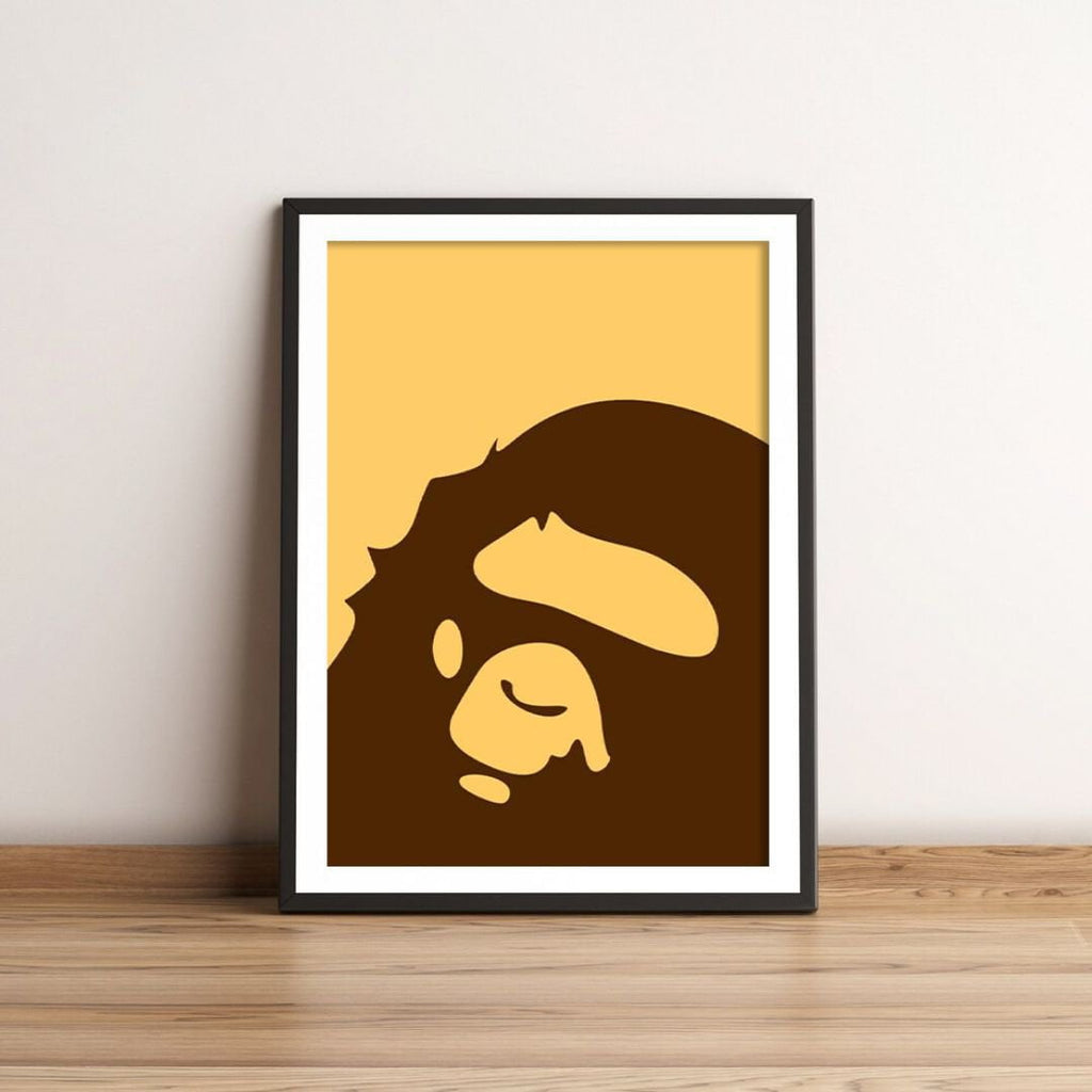 Brown Bathing Ape Print