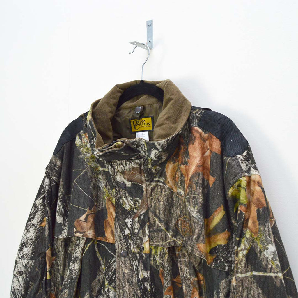 Vintage Bear Creek Real Tree Camo Rain Jacket (XXL)