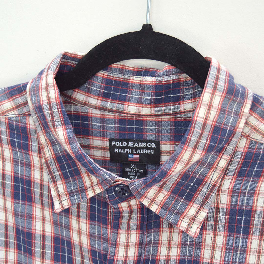 Vintage Polo Jeans RL Plaid Shirt (XXL)