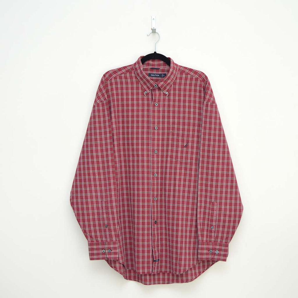 Vintage Nautica Plaid Shirt (XXL)