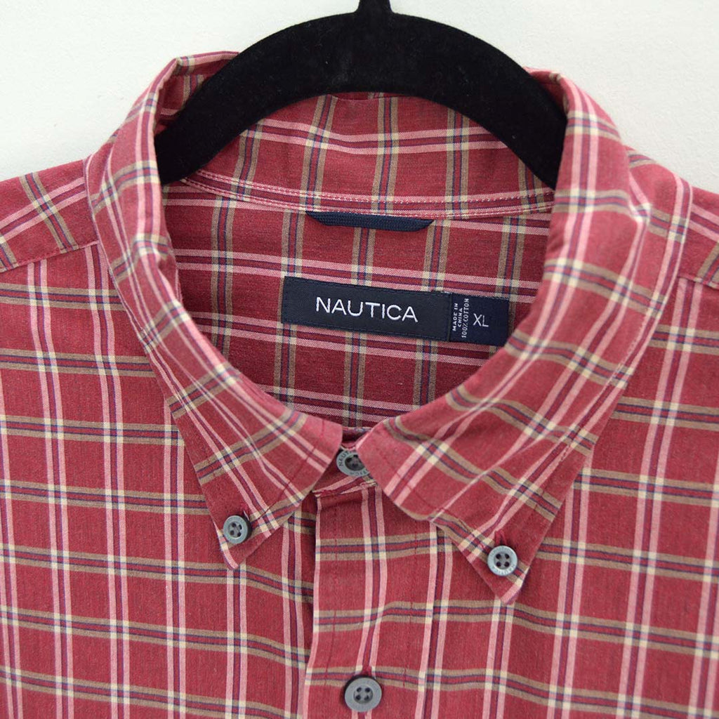 Vintage Nautica Plaid Shirt (XXL)