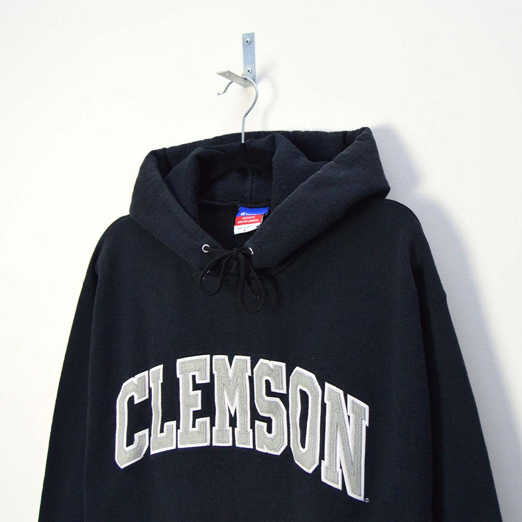 Vintage Clemson College Hoodie (L)