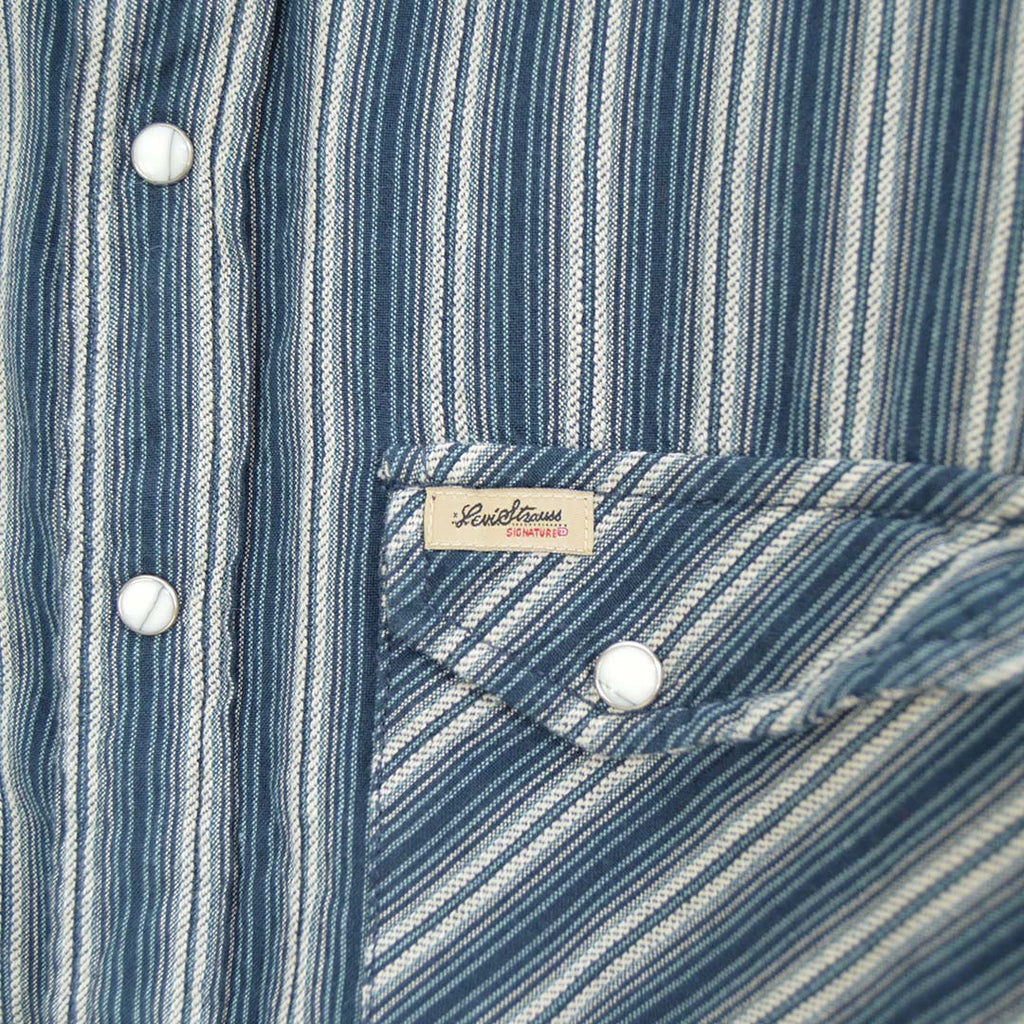 Vintage Levis Stripe Shirt (M)