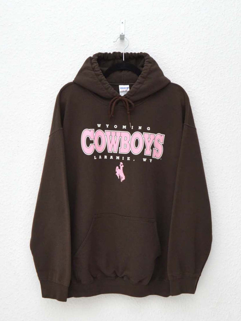 Vintage University of Wyoming Cowboys Hoodie (L)