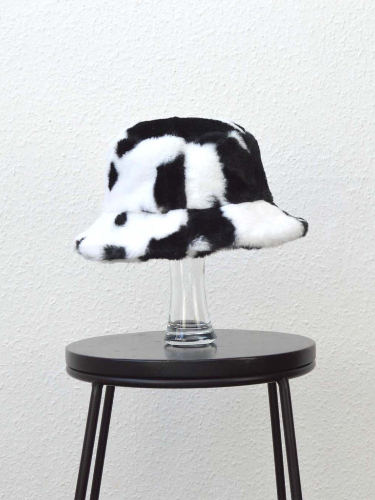 Fluffy Cow Bucket Hat