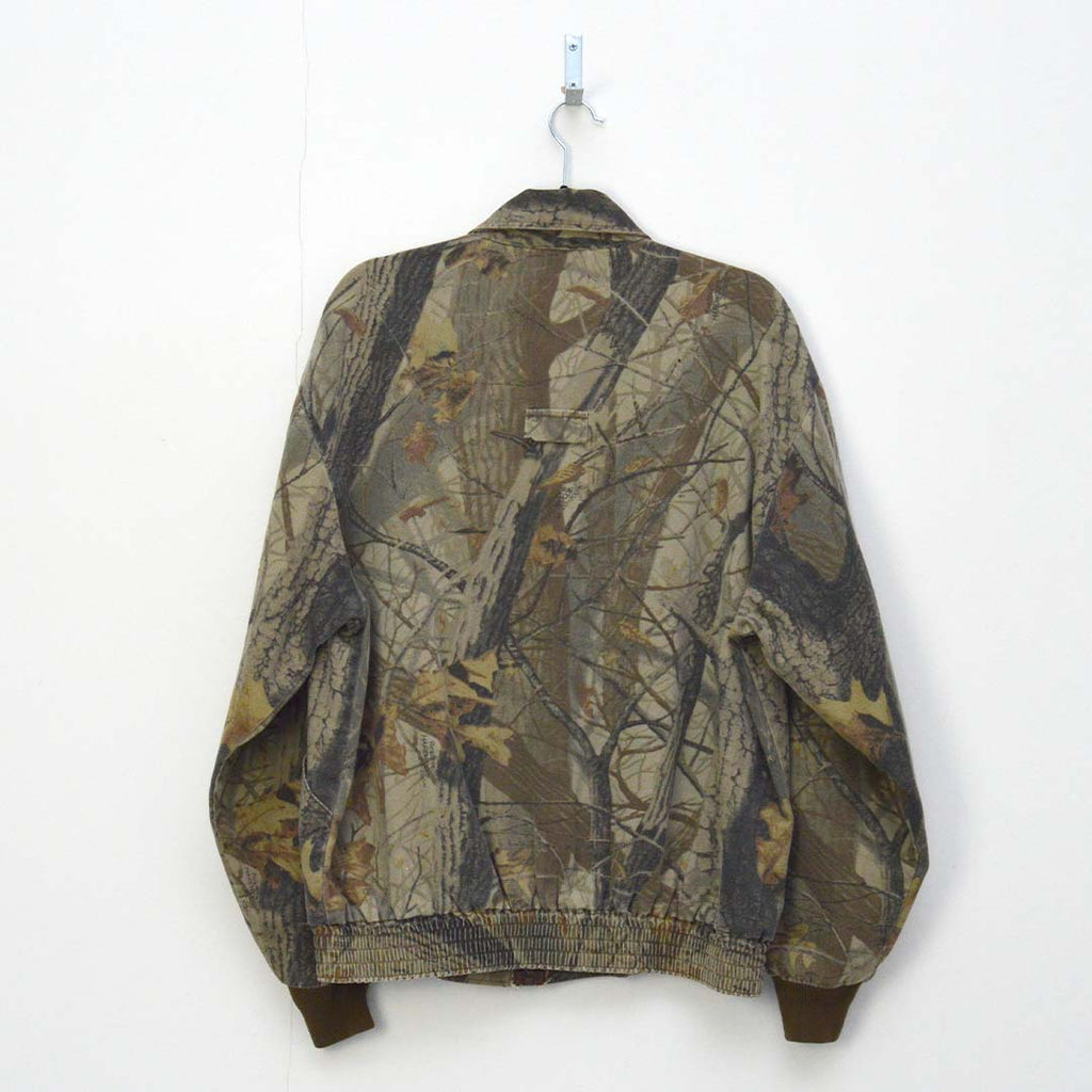 Vintage Arctic Cat Real Tree Camo Harrington Jacket (L)