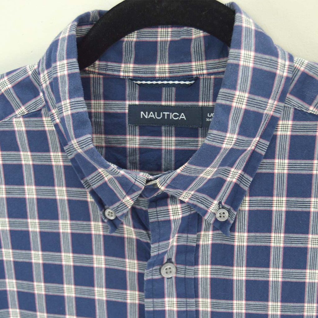 Vintage Nautica Plaid Shirt (XL)