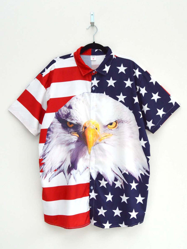 Vintage USA Eagle Hip-Hop Shirt (XXL)